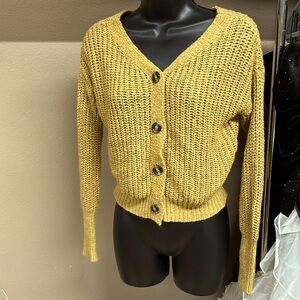 Mustard Yellow Cardigan
